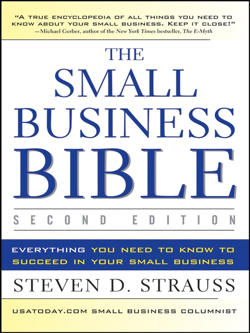 Title details for The Small Business Bible by Steven D. Strauss - Available